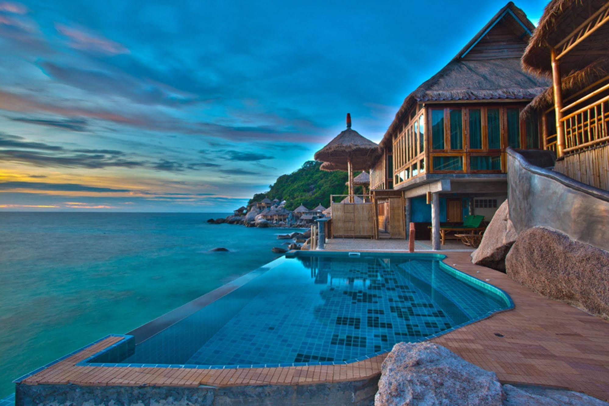 Koh Tao Bamboo Huts Hotell Eksteriør bilde