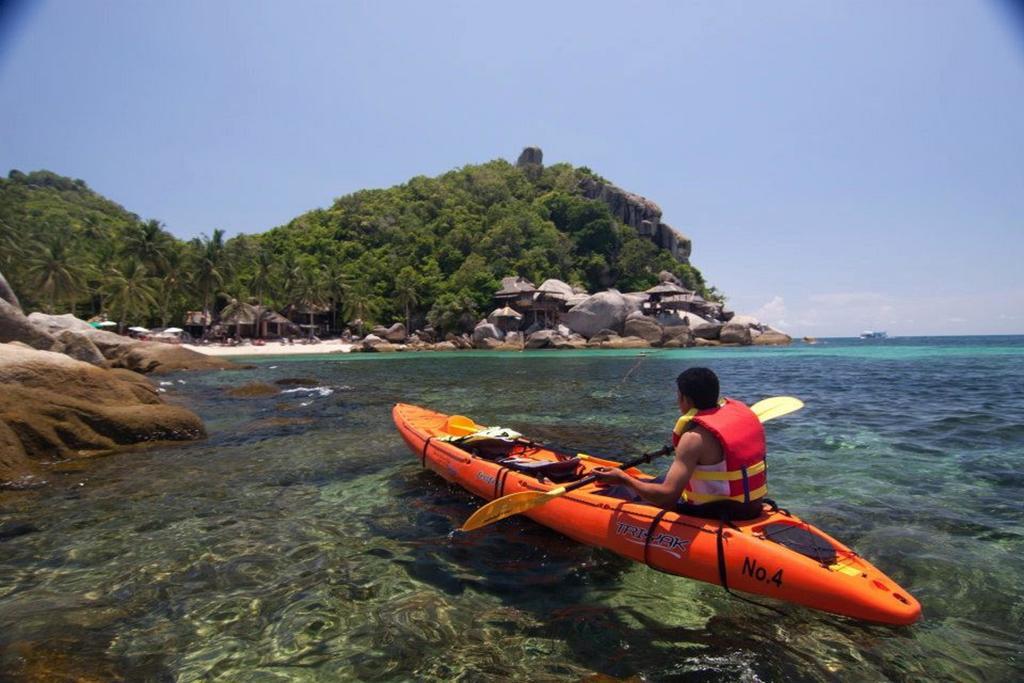 Koh Tao Bamboo Huts Hotell Eksteriør bilde